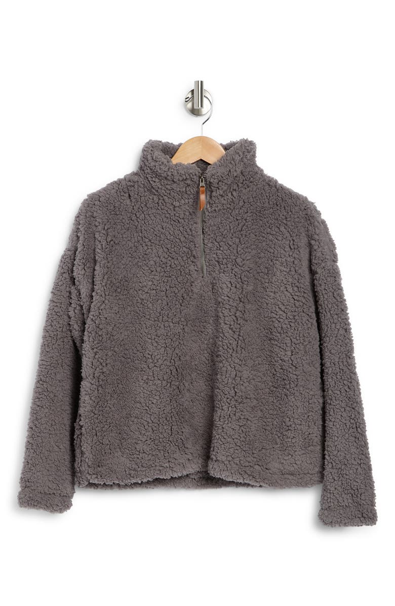Thread & Supply Forest Pattern Quarter Zip Pullover, Alternate, color, 