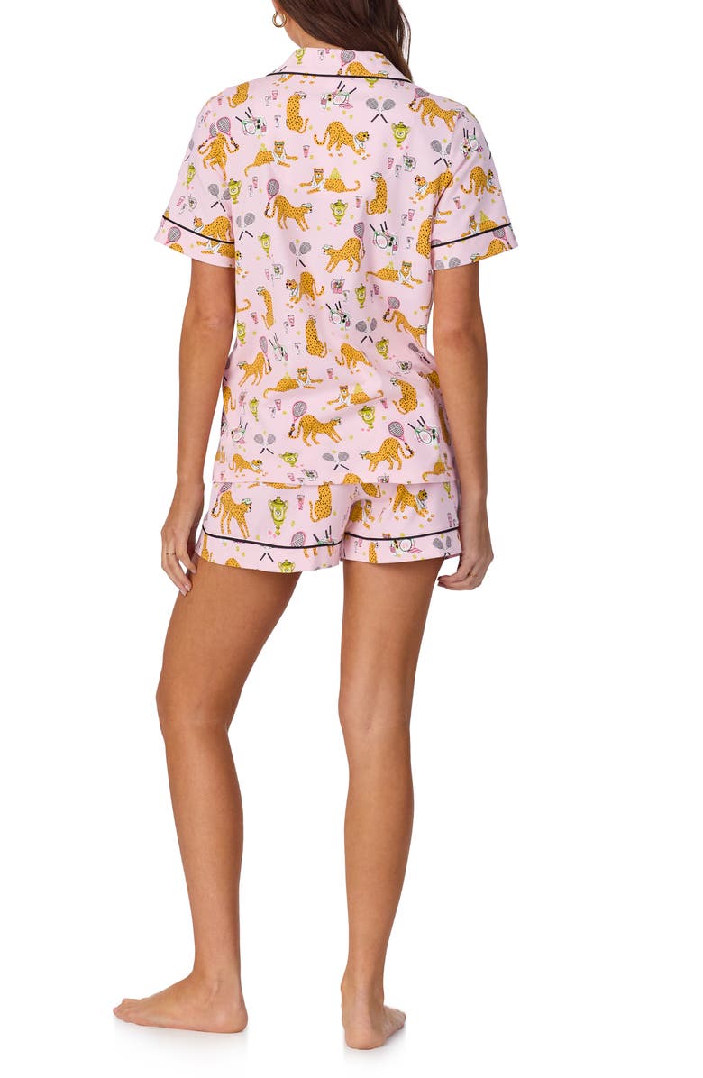 BedHead Pajamas Print Stretch Organic Cotton Jersey Short Pajamas, Alternate, color, 