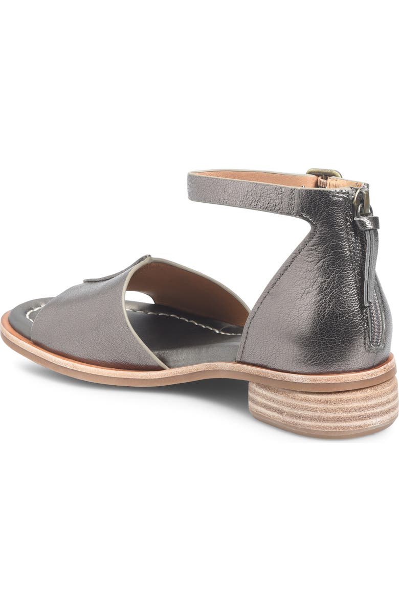 Söfft Faxyn Ankle Strap Sandal, Alternate, color, Dark Pewter