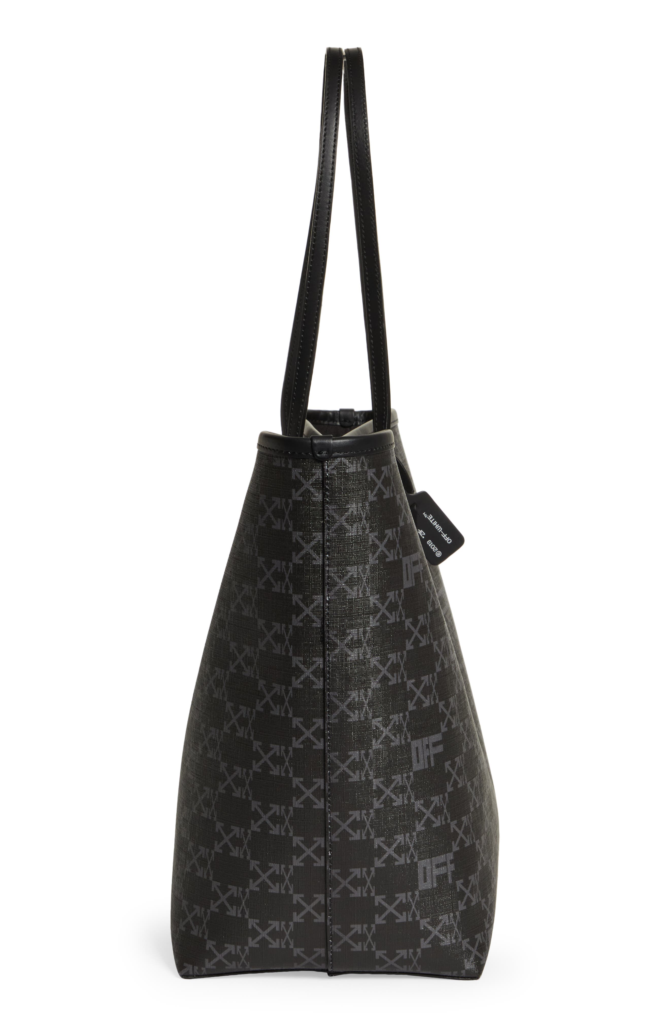 Off-White Day Off Monogram Canvas Tote, Alternate, color, 