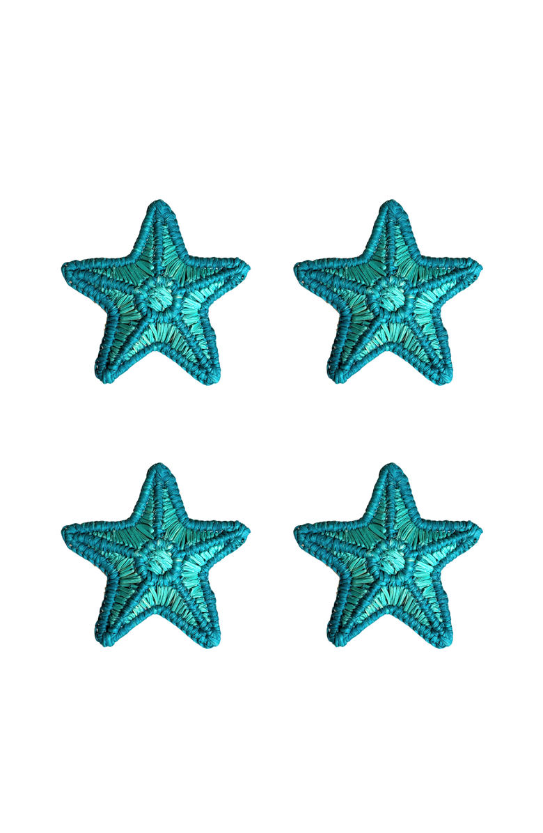 Coro Cora Starfish 3D Napkin Ring - Set of 4, Main, color,