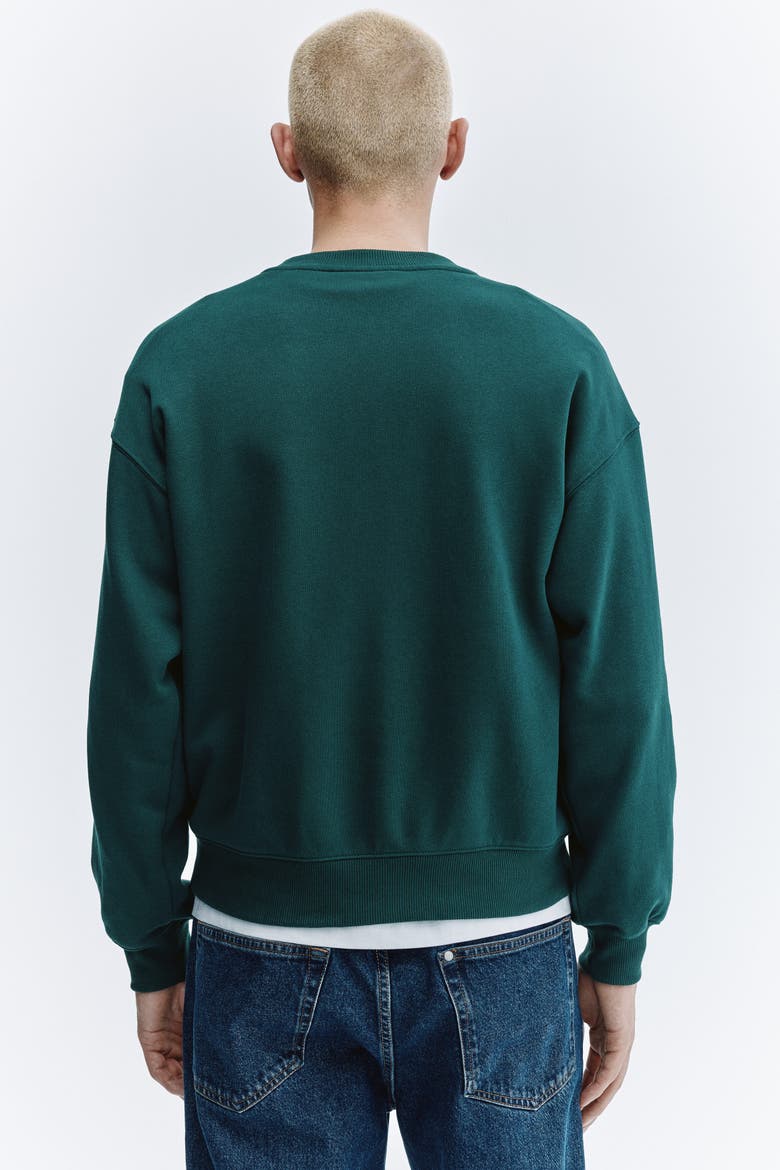 Oversized Fit Printed Sweatshirt, Alternate, color, Green/Keith Haring