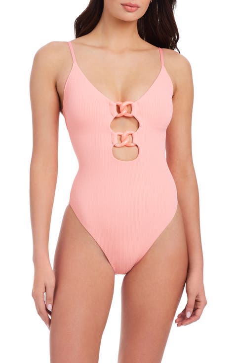 Women's Pink One-Piece Swimsuits | Nordstrom