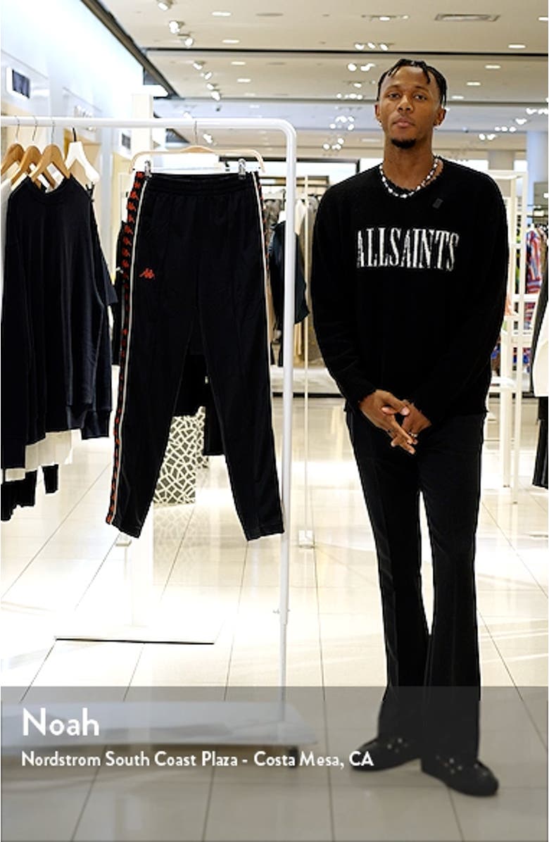 Banda Astoriazz Omini Logo Tape Fleece Track Pants, sales video thumbnail