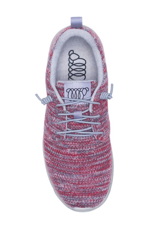 Woolloomooloo Merino Wool Trainer Sneaker In Red Multi