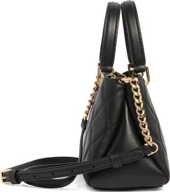 carey quilted leather satchel