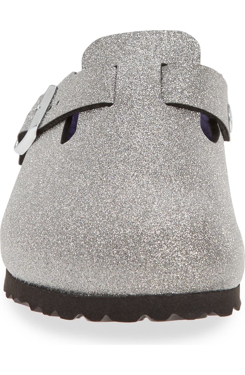Birkenstock Boston Genuine Shearling Giltter Dust Clog, Alternate, color,