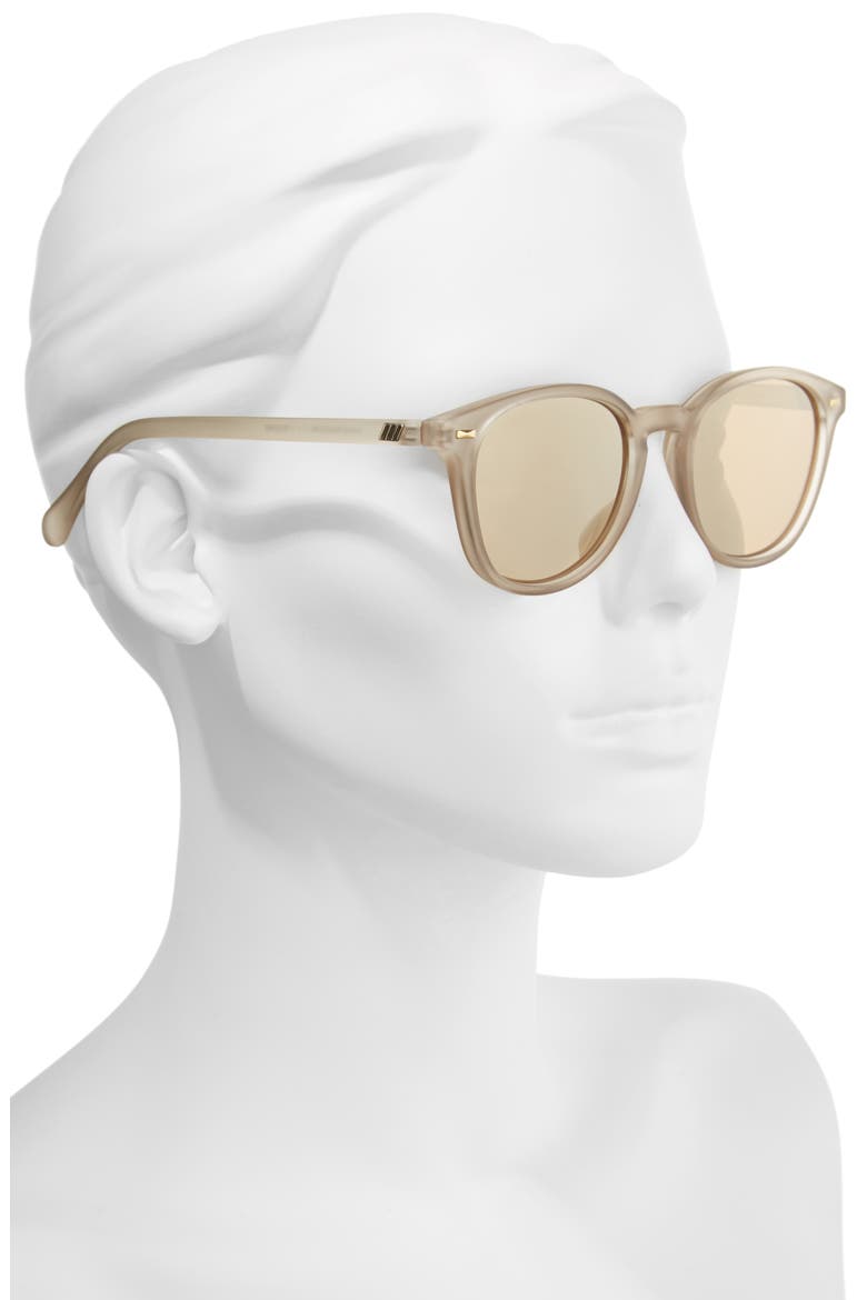 Bandwagon 51mm Polarized Sunglasses, Alternate, color, MATTE STONE