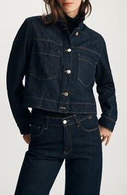 Mavi Jeans Tanya Crop Stretch Denim Jacket