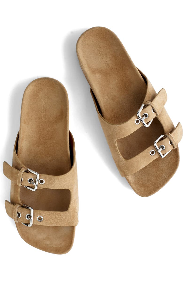 Madewell The Cambrea Double Strap Sandal, Alternate, color, Field Khaki