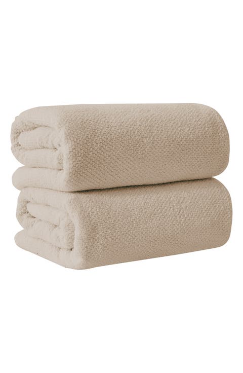 Loop Textured 2-Pack Bath Towels
