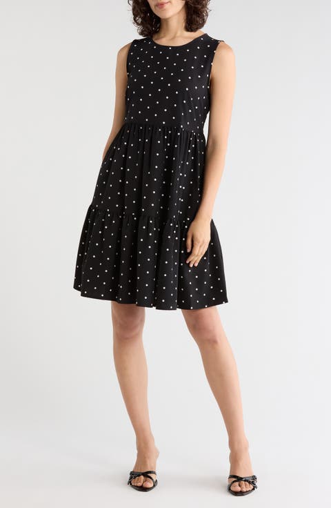 Commuter Sleeveless Swing Minidress