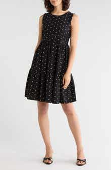 Commuter Sleeveless Swing Minidress