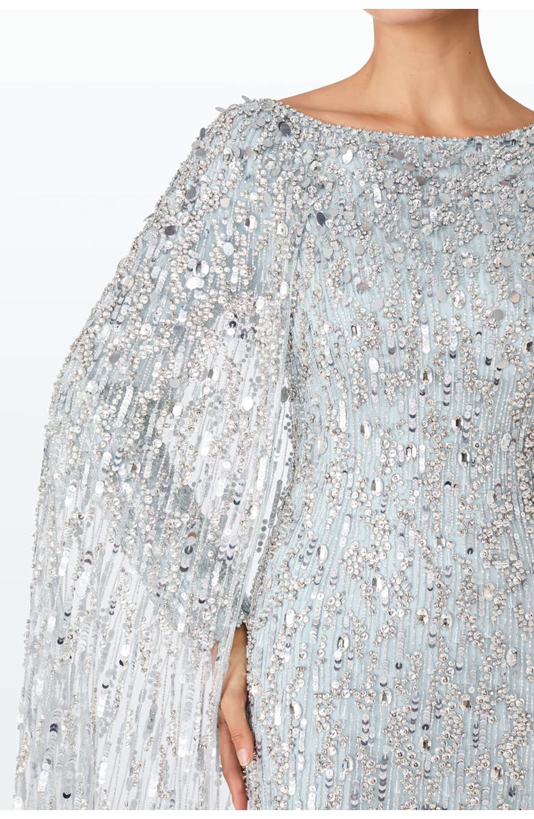 Jenny Packham Pauline Maxi Dress, Alternate, color, Porcelain