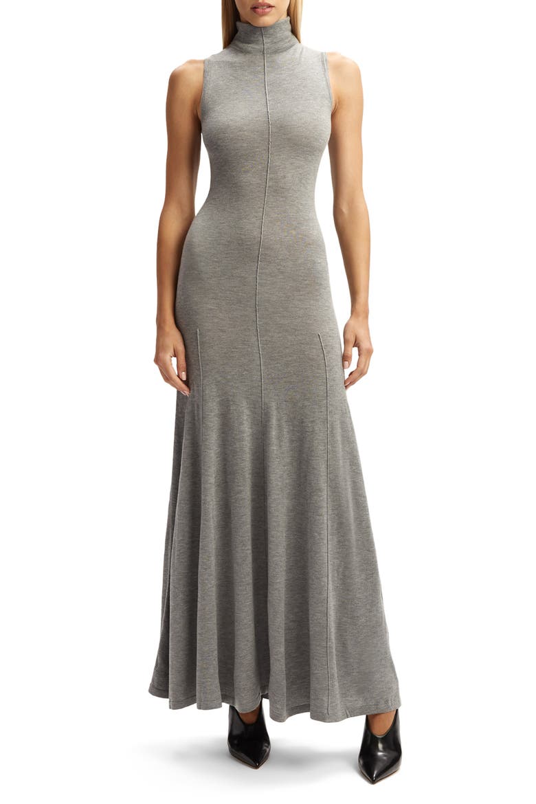 Astoria Sleeveless A-Line Dress, Main, color, DOVE GREY