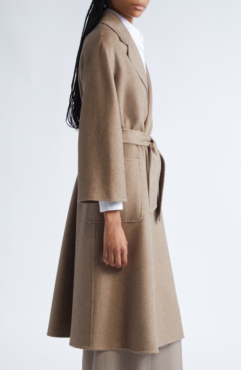 Max Mara Ludmilla Double Face Cashmere Coat, Alternate, color, Hazelnut Brown
