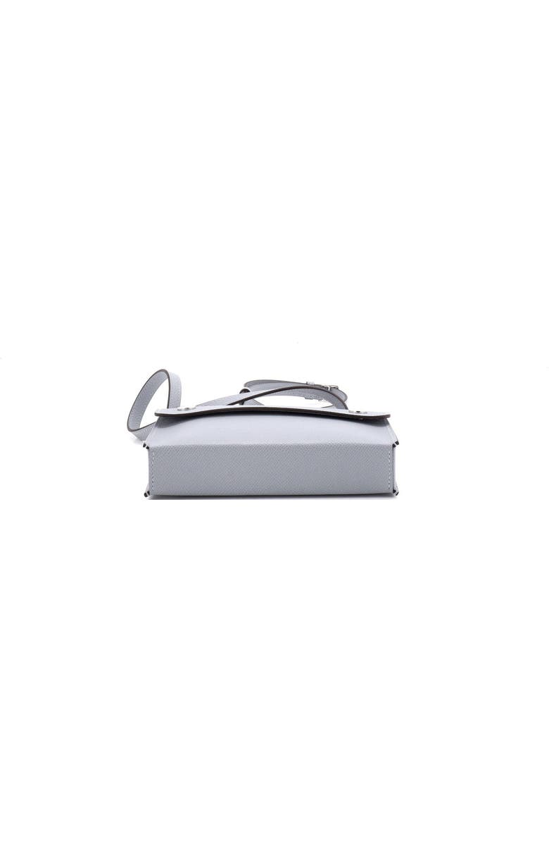 Pre-Owned Hermes Hermesnap Wallet Bag Epsom, Alternate, color, Gris Pantin