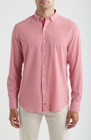 Johnston & Murphy XC+™ Performance Game Day Gingham Button-Up Shirt