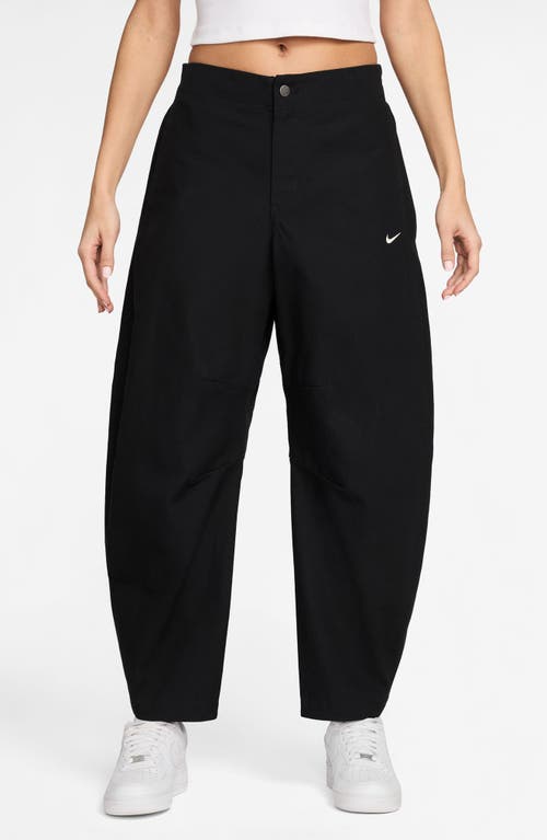 Nike Sportswear Street Barrel Leg Pants In Black