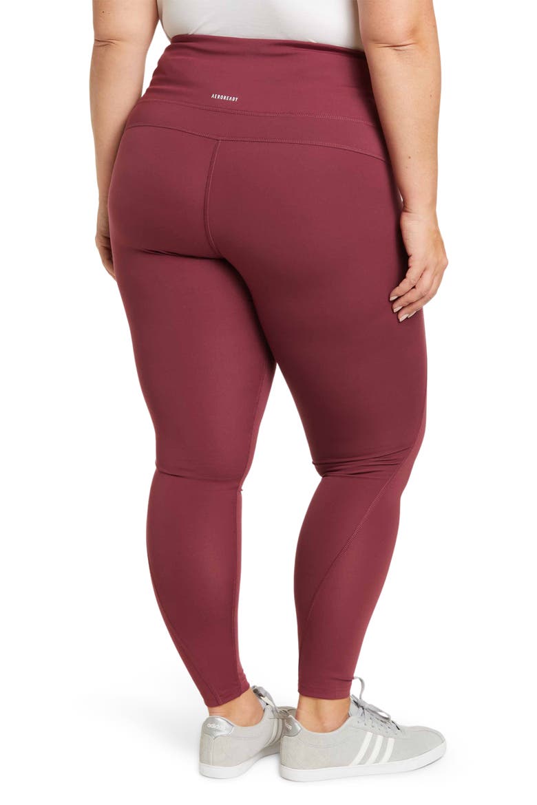 Feelbrilliant Designed 2 Move Tights, Alternate, color, VICTORY CRIMSON/WHITE