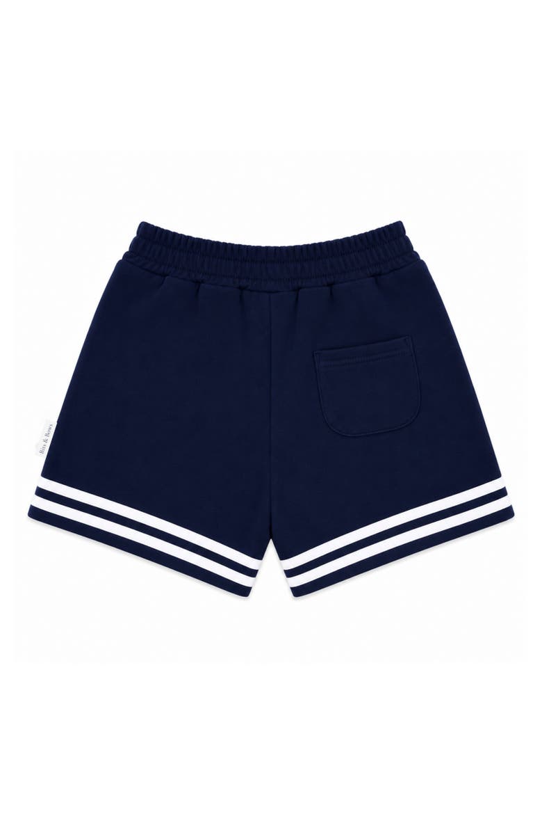 Striped Shorts, Alternate, color, Navy/White