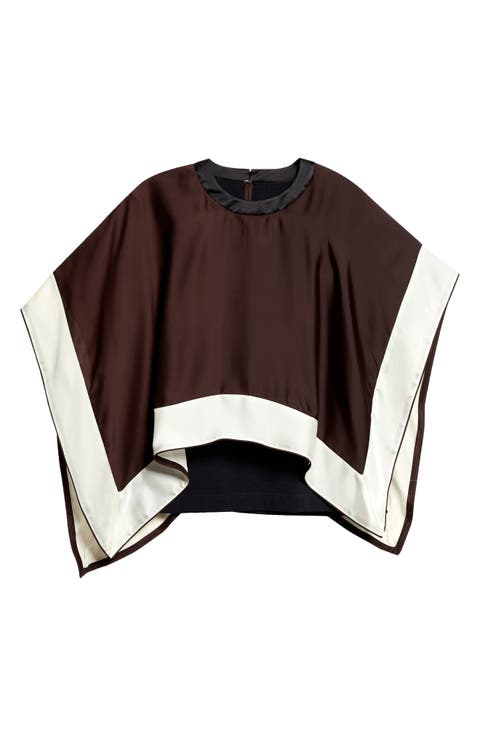 Satin x Cotton Jersey T-Shirt