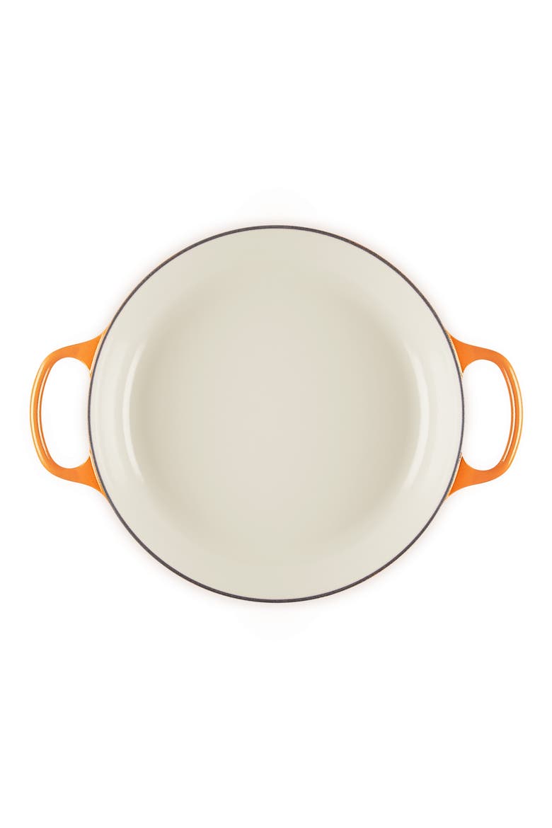 Signature Enameled Cast Iron Covered Braiser, Alternate, color, FLAMME DOREE