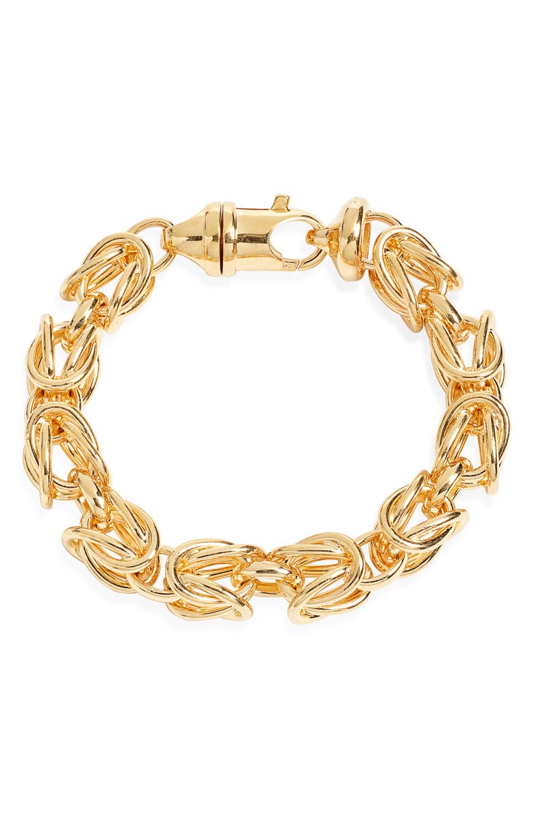TOTEME Byzantine Chain Bracelet, Main, color, Gold