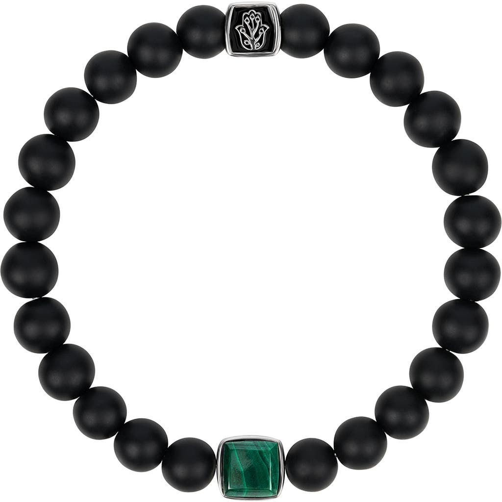 Karma And Luck Honest & Bright Malachite Hamsa Gold Necklace