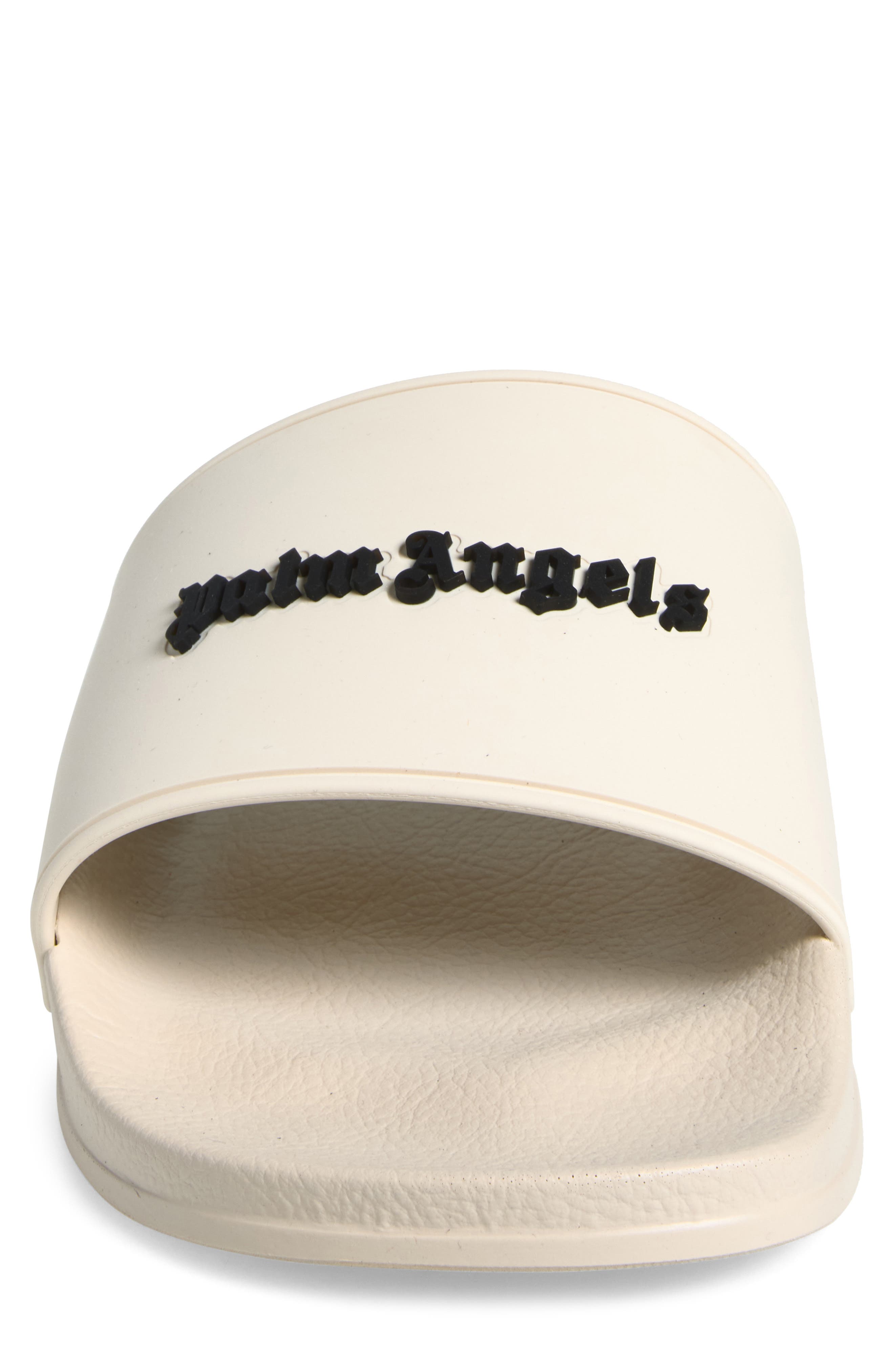 Logo Pool Slide Sandal, Alternate, color, WHITE