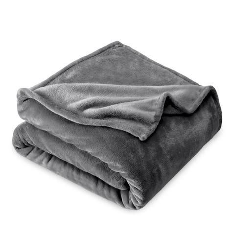 Microplush Fleece Throw Blanket