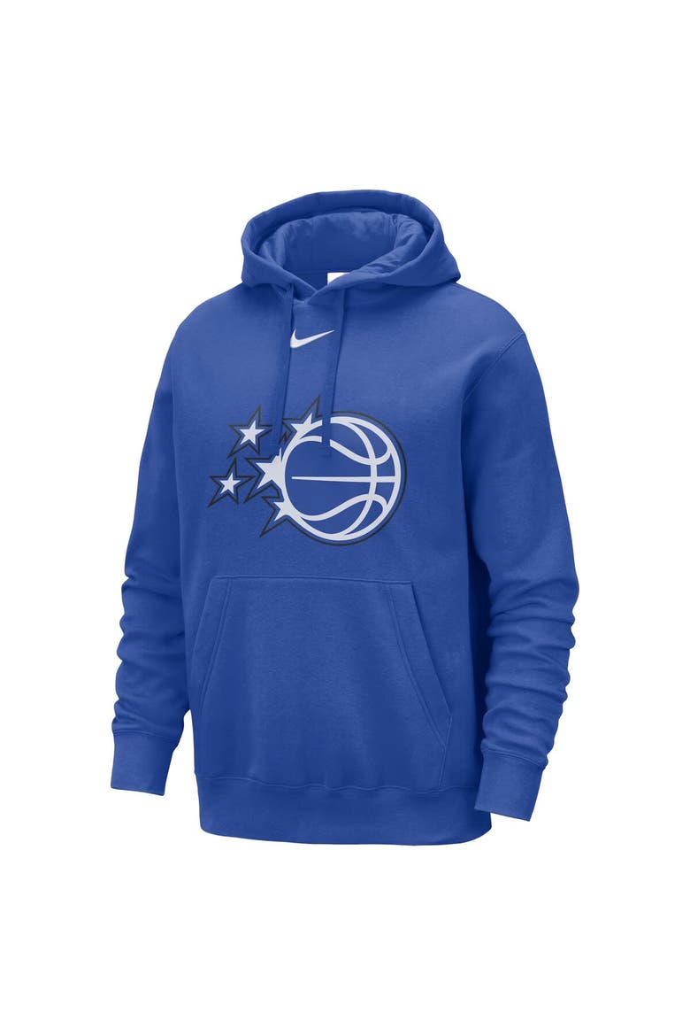 Men's Nike Blue Orlando Magic Essential Logo Club Pullover Hoodie, Alternate, color, Blue