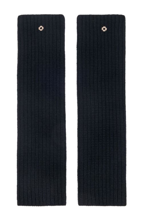 Maje Wool And Cashmere Gloves In Black