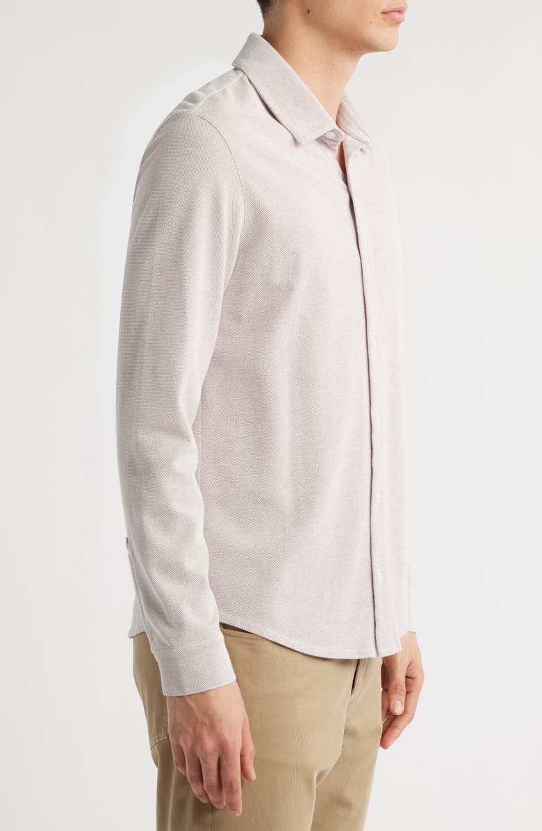 Vince Oxford Knit Button-Up Shirt, Alternate, color, 