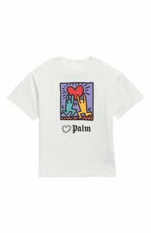 Kids' x Keith Haring Holding Heart T-Shirt