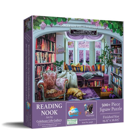 Reading Nook 500 piece Jigsaw Puzzle for Adults Large Pieces