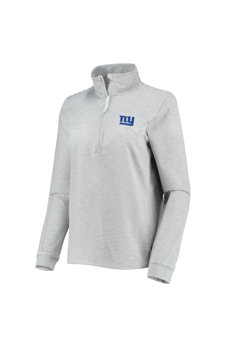 vineyard vines Women's Vineyard Vines Heather Gray New York Giants Sankaty Shep Half-Zip Pullover Top, Alternate, color, 