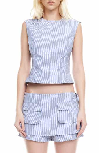 LIONESS Countryside Stripe Open Back Top