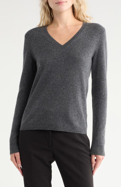 Cashmere V-Neck Sweater