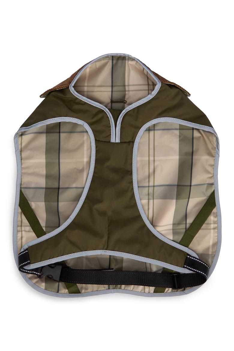 Monmouth Waterproof Dog Coat, Alternate, color, OLIVE