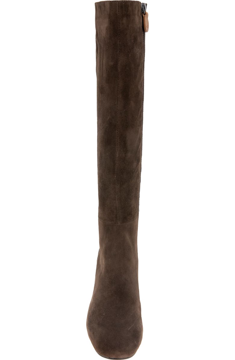 Gentle Souls Emily Stretch Knee High Boot, Alternate, color, Chocolate Suede