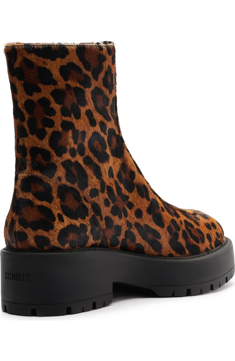Schutz Farrah Moto Boot, Alternate, color, Leopard
