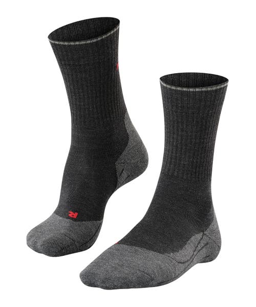 Falke Tk2 Explore Wool Silk Hiking Socks In Gray