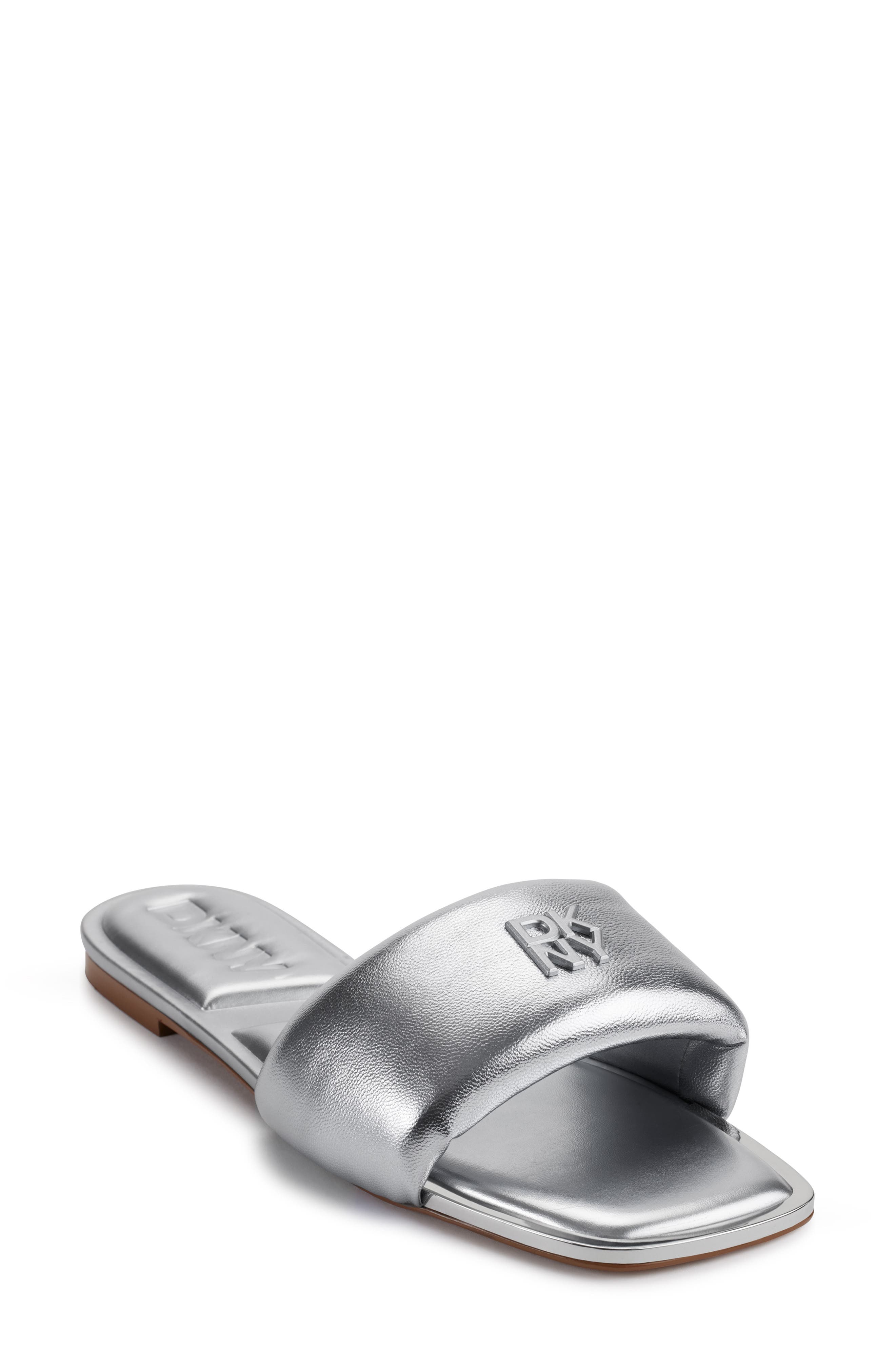 DKNY Slide Sandal, Main, color, 