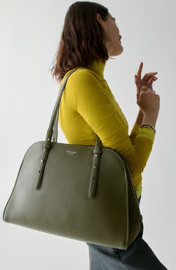 Kate Spade New York do it all pebble leather and suede carryall