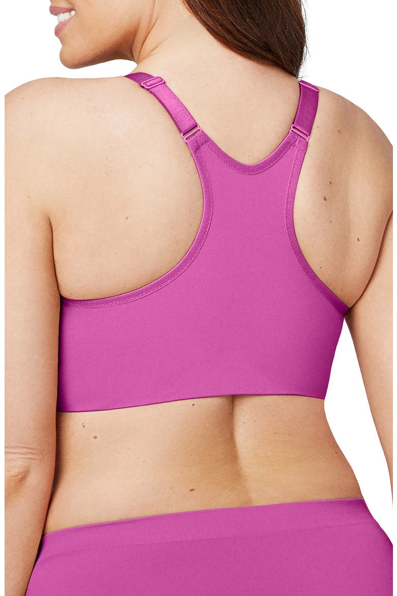 WonderWire® Front Close Smoothing Underwire Bra, Alternate, color, BERRY FUCHSIA RED