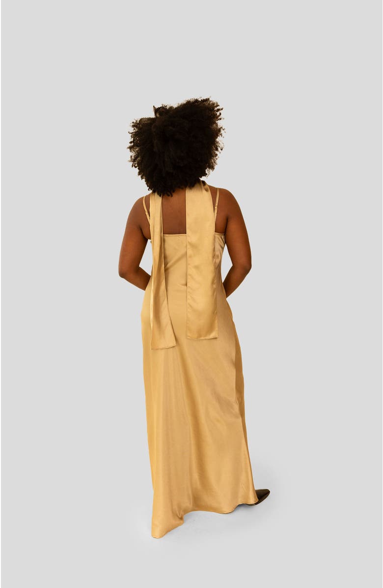 Whimsy + Row Bonnie Dress, Alternate, color, Gold