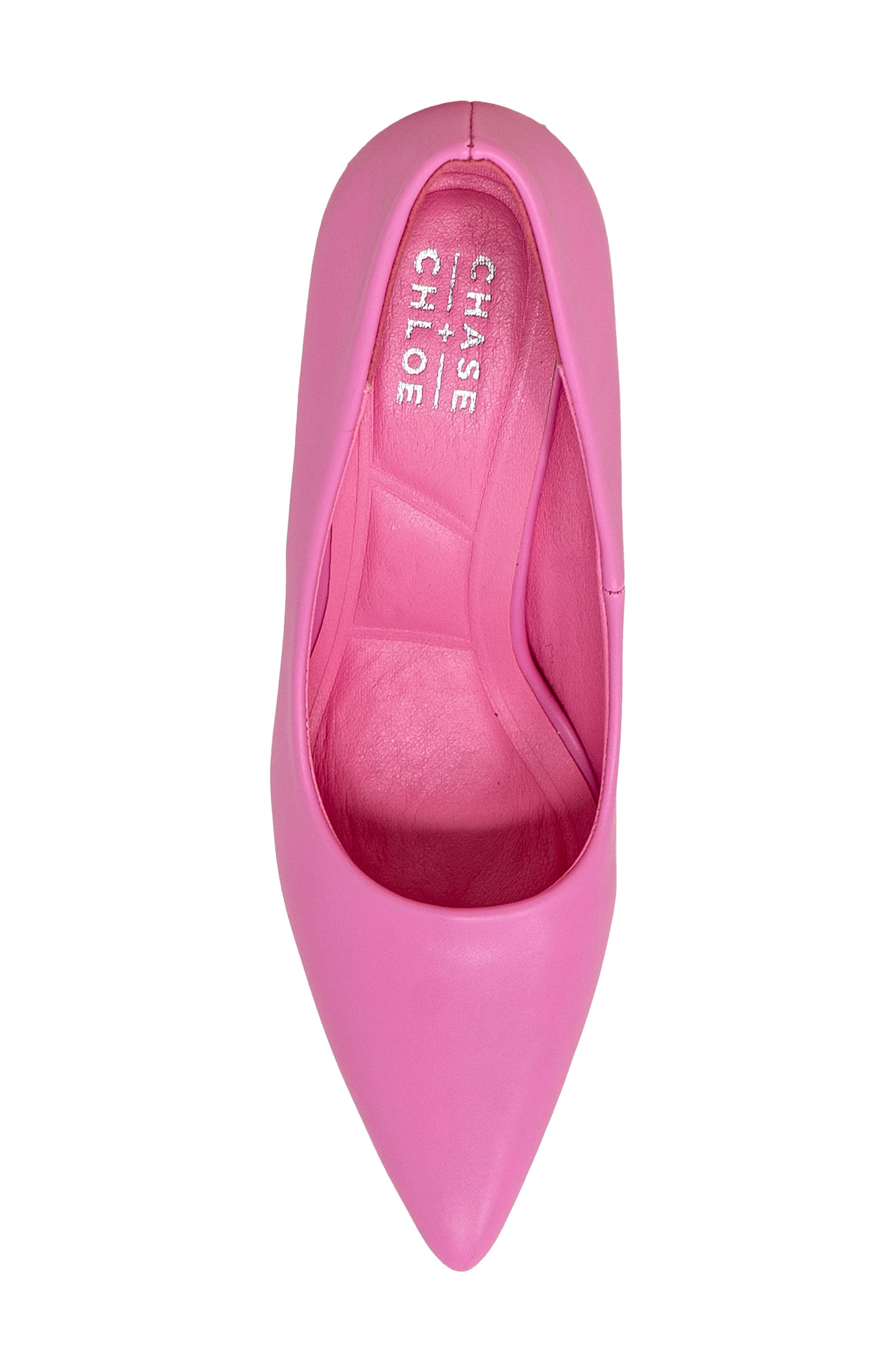 Pointed Toe Stiletto Pump, Alternate, color, PINK PU