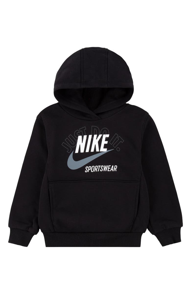 Nike Kids' Retro Fleece Pullover Hoodie, Main, color,