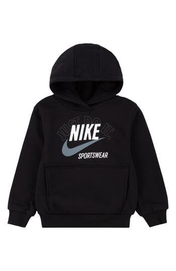 Nike Toddler Boys Sportswear Club Pullover Hoodie In Black